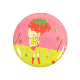 Sweets Typhoon Pocky Storm Strawberry Umbrella Sunae Pin Badge